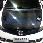 ฝากระโปรงคาร์บอน Honda Civic FD ทรง Mugen RR