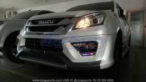 สเกิร์ตหน้า Isuzu MU-X ทรง Freeform FM