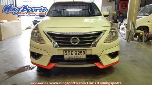ชุดแต่งรอบคัน Nissan Almera ทรง Nissmo