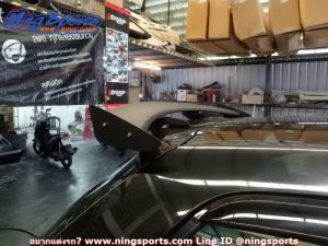 สปอยเลอร์ Mazda 2 Hatchback ทรง Wing แพนโค้ง