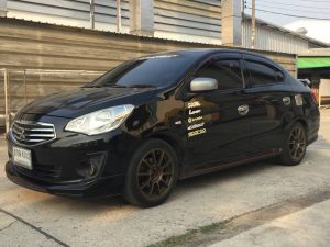 ชุดแต่งรอบคัน Mitsubishi Attrage 2017 ทรง GT