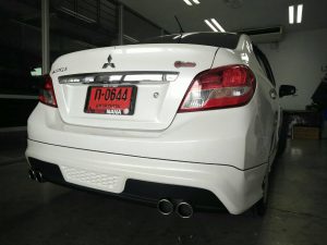 ชุดแต่งรอบคัน Mitsubishi Attrage 2017 ทรง GT