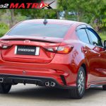 ชุดแต่งรอบคัน Mazda2 2015 Skyactiv 4D-5D ทรง Matrix V.1