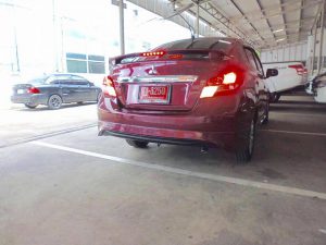 ชุดแต่งรอบคัน Mitsubishi Attrage 2017 ทรง P1