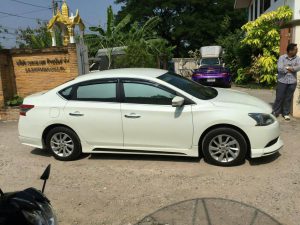 ชุดแต่งรอบคัน Nissan Sylphy 2016 ทรง AV1