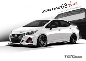 ชุดแต่งรอบคัน Nissan Almera 2020 ทรง Drive68 Plus