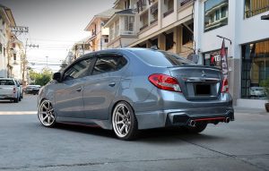 ชุดแต่งรอบคัน Mitsubishi Attrage 2017 ทรง Redline