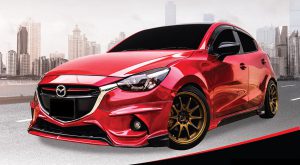 ชุดแต่งรอบคัน Mazda2 2015 Skyactiv ทรง Redline