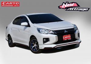 ชุดแต่งรอบคัน Mitsubishi Attrage 2020 ทรง Carto