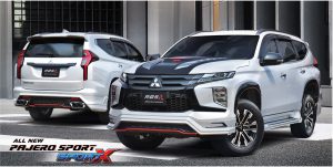 ชุดแต่งรอบคัน Mitsubishi Pajero Sport 2019 ทรง Sport-X